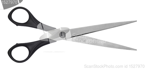 Image of open scissors