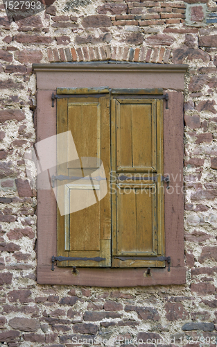 Image of old window and wall