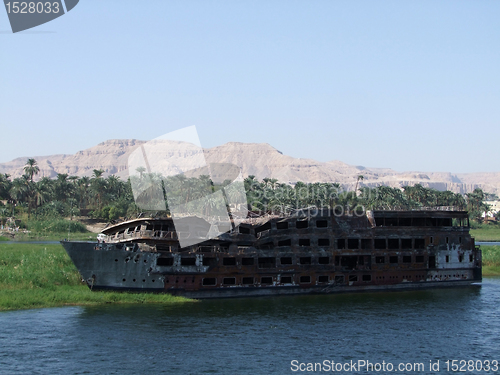 Image of abandoned shipwreck