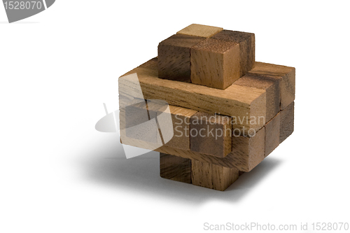 Image of wooden 3D puzzle