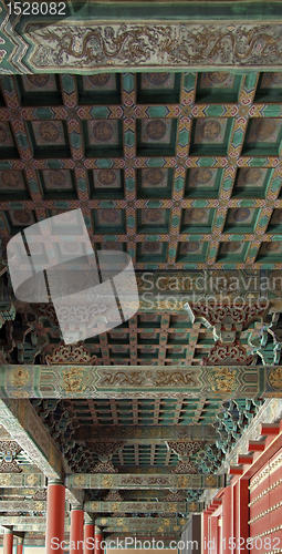 Image of traditional chinese ceiling