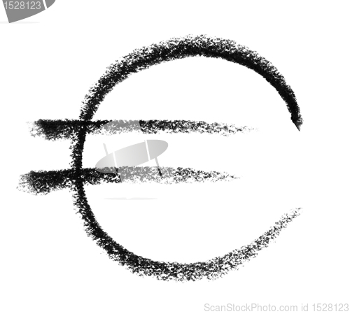 Image of euro symbol sketch