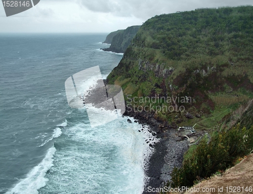 Image of coastal scenery at the Azores