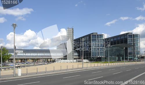 Image of central station of berlin at summer time