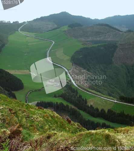 Image of landscape at the Azores