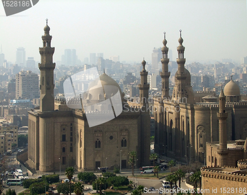 Image of Mosques in Cairo at evening time