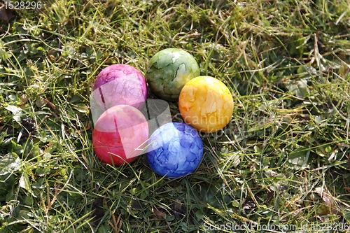 Image of easter eggs