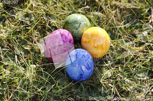 Image of easter eggs