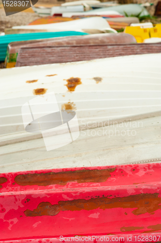 Image of Fishing boats abstract