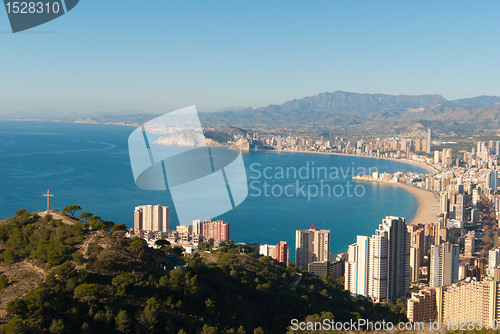 Image of Benidorm seen from Sierra Helada