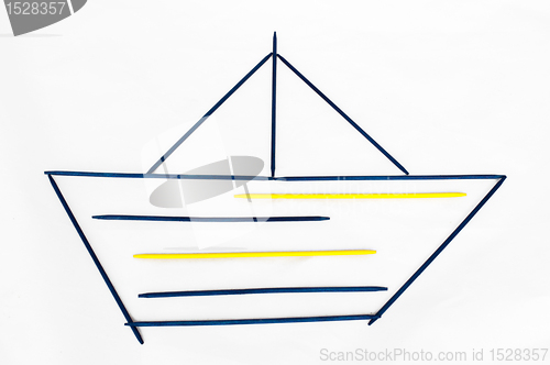 Image of Sticks made ship