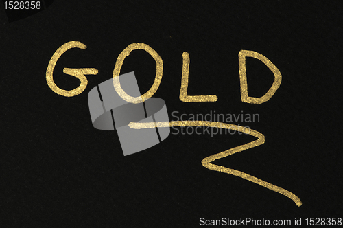 Image of Gold conception text 