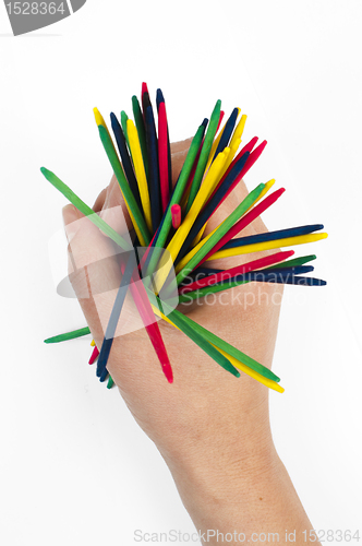 Image of Colorful wood sticks 