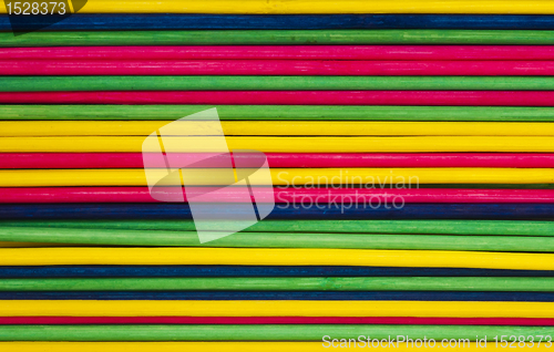 Image of Colorful background with sticks