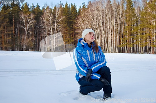 Image of winter portrait