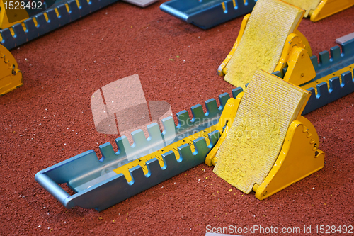 Image of Athletic start block