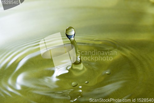 Image of Falling drop of water