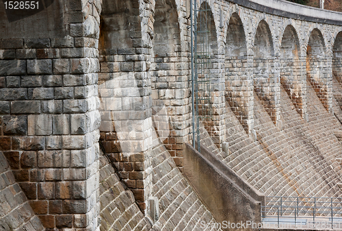 Image of Architectural feature bridge dam in Sedlice, Europe, Czech Republic