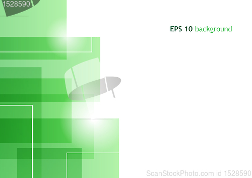 Image of Green Abstract Background 