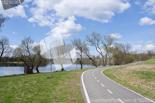 Image of Bicycle path in the park 