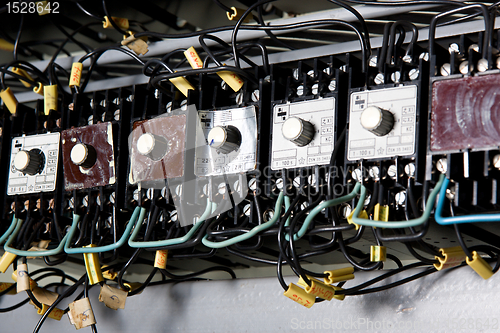 Image of Old electrical panel