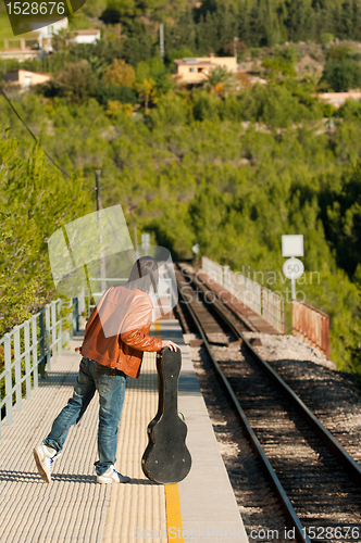 Image of Waiting for the train