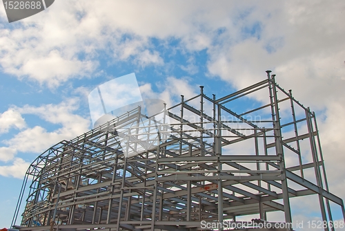 Image of Steelwork and Blue Sky