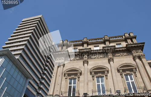 Image of Tower Block and Old Building