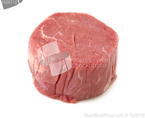 Image of raw steak meat