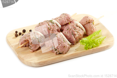 Image of raw barbecue meat