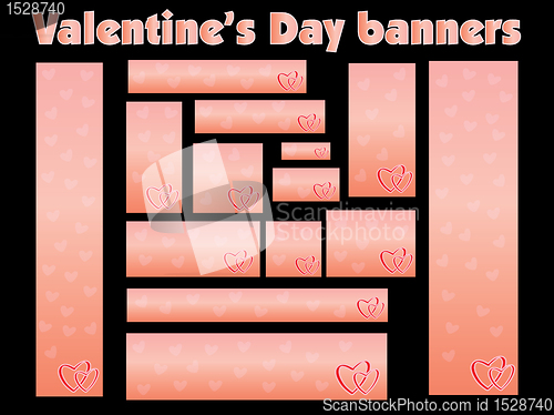 Image of  banners for Day of Valentine