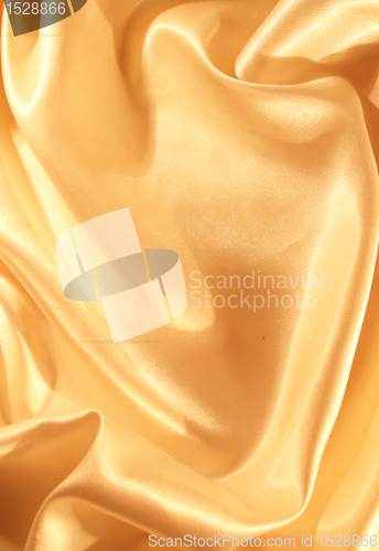 Image of Smooth elegant golden silk as background