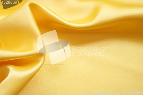 Image of Smooth elegant golden silk can use as background 