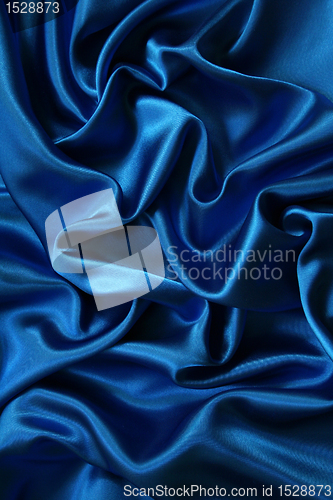 Image of Smooth elegant dark blue silk 