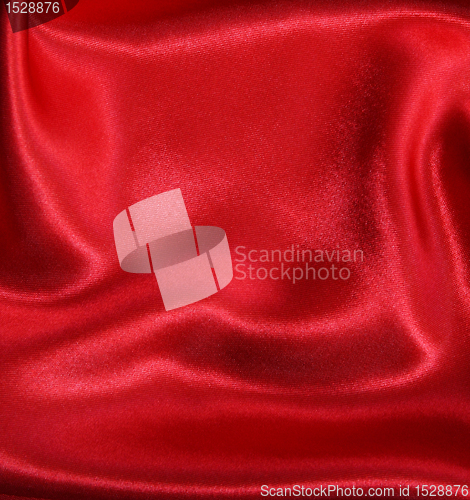 Image of Smooth elegant red silk can use as background Smooth elegant red