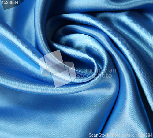 Image of Smooth elegant dark blue silk 