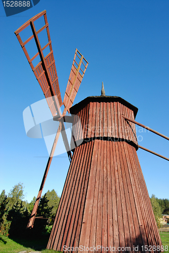 Image of Old Wooden Windmill
