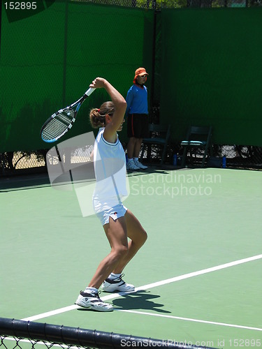 Image of Female tennis player