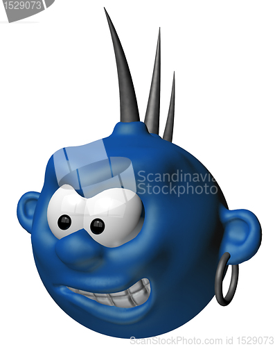 Image of blue punk