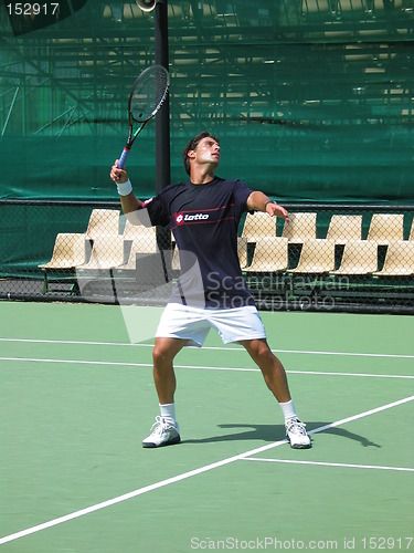Image of Male tennis player