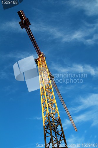 Image of Building Crane from below