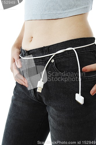 Image of USB cable belt
