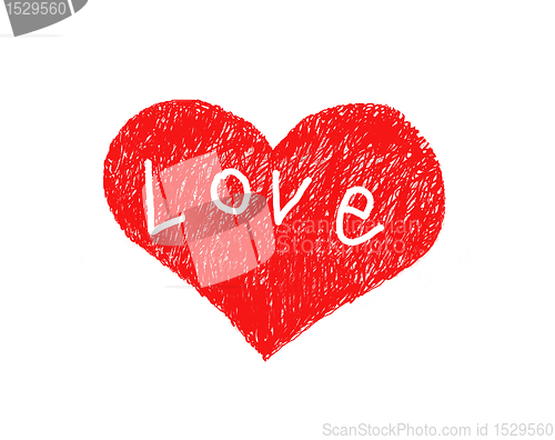 Image of abstract love symbol 