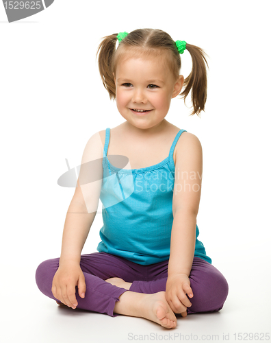 Image of Portrait of a cute little girl