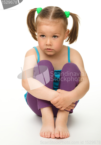 Image of Portrait of a cute little girl