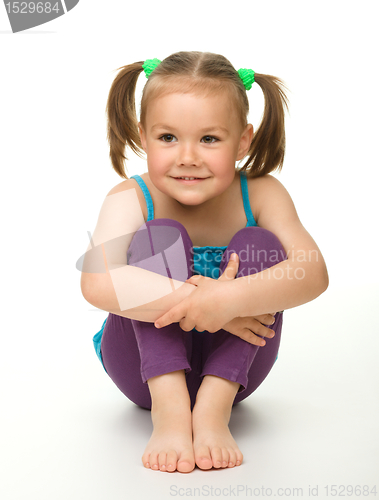 Image of Portrait of a cute little girl