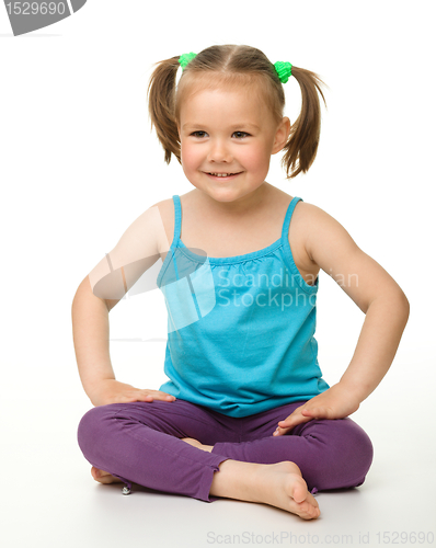 Image of Portrait of a cute little girl