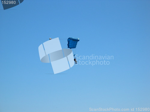 Image of Blue parachute