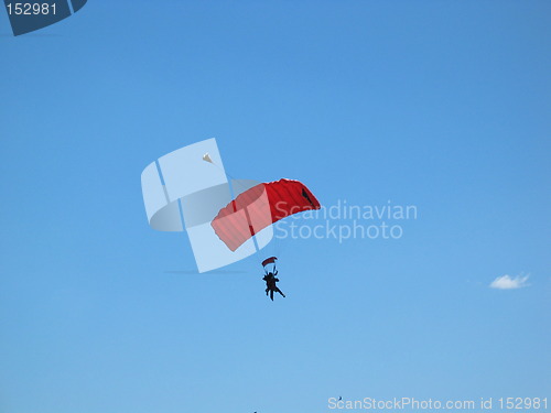 Image of Red parachute