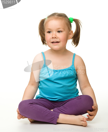 Image of Portrait of a cute little girl